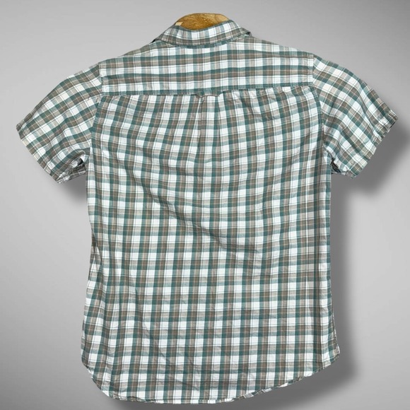 Fjallraven Shirt Mens Small Plaid Check Singi Short Sleeve Regular Comfort‎ Fit - Picture 3 of 9